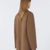 Zweireihige, doppelseitig tragbare Wolljacke, kamelfarben Zweireihige, doppelseitig tragbare Wolljacke, kamelfarben
