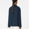 Zweireihige Leinenjacke, mitternachtsblau Zweireihige Leinenjacke, mitternachtsblau