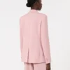 Zweireihiger Blazer aus Stretchwolle, Antikrosa Zweireihiger Blazer aus Stretchwolle, Antikrosa