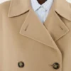 Zweireihiger Peacoat aus Wollmischung, kamelfarben Zweireihiger Peacoat aus Wollmischung, kamelfarben