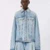 Zweiteilige Jeansjacke, mitternachtsblau