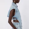 Zweiteilige Jeansjacke, mitternachtsblau